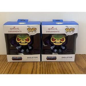 Skeletor Hallmark Ornaments Funko Pop Masters of the Universe Lot of 2
